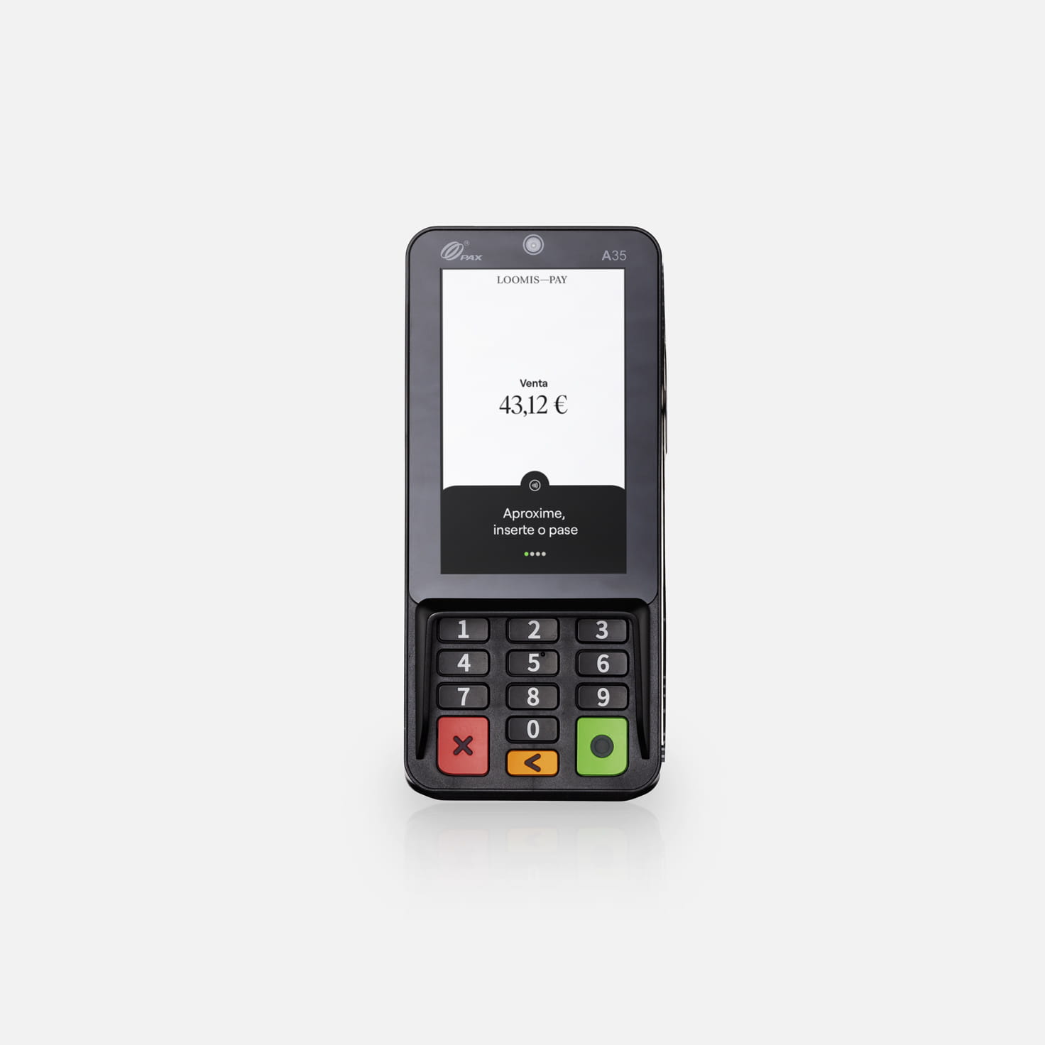 dispositivo de loomis pay de pago